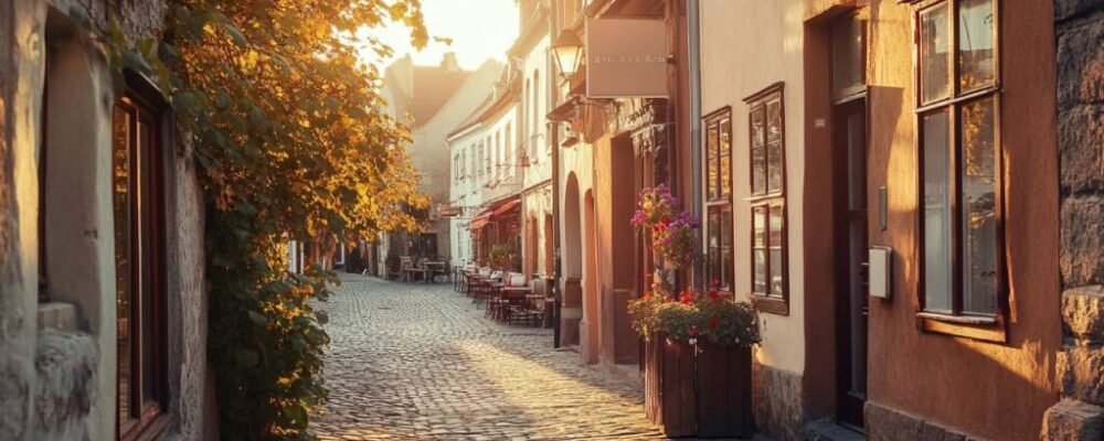 1 Townsizing experience in Colmar, France with half-timbered houses