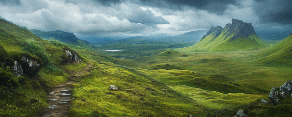 Coolcation itinerary showing route through scenic cold-weather destinations