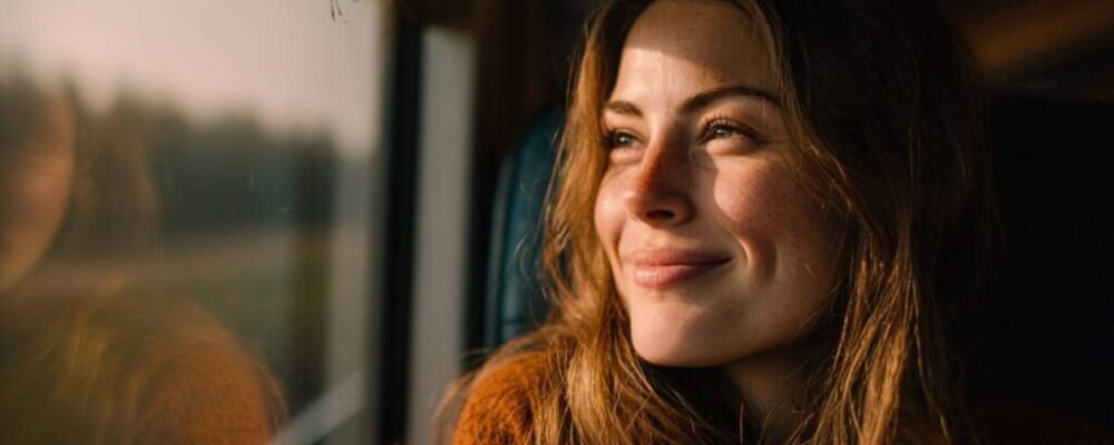 in-flight view during spontaneous travel