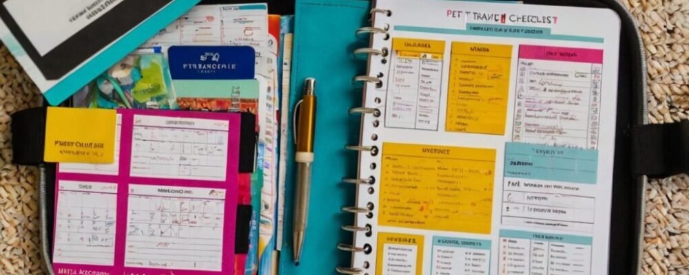 Traveler preparing pet for USDA-approved international travel